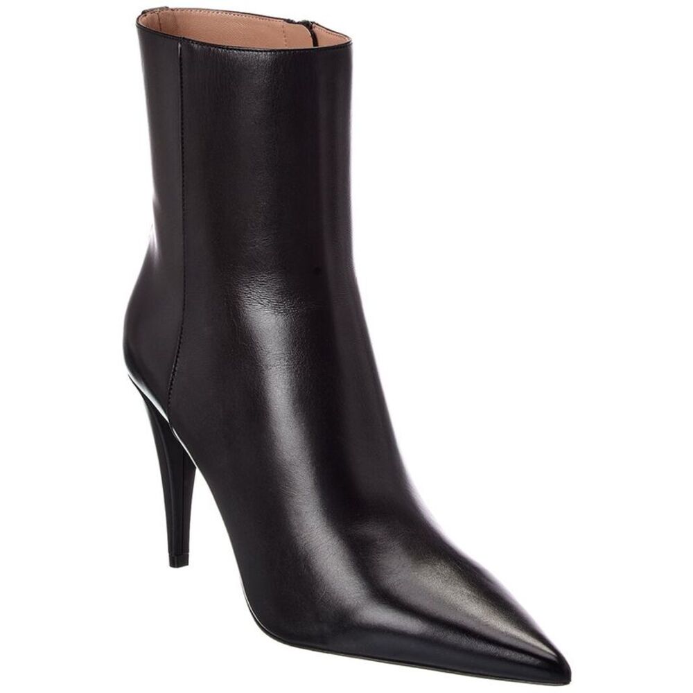 Valentino Rockstud Leather Boot, Black
